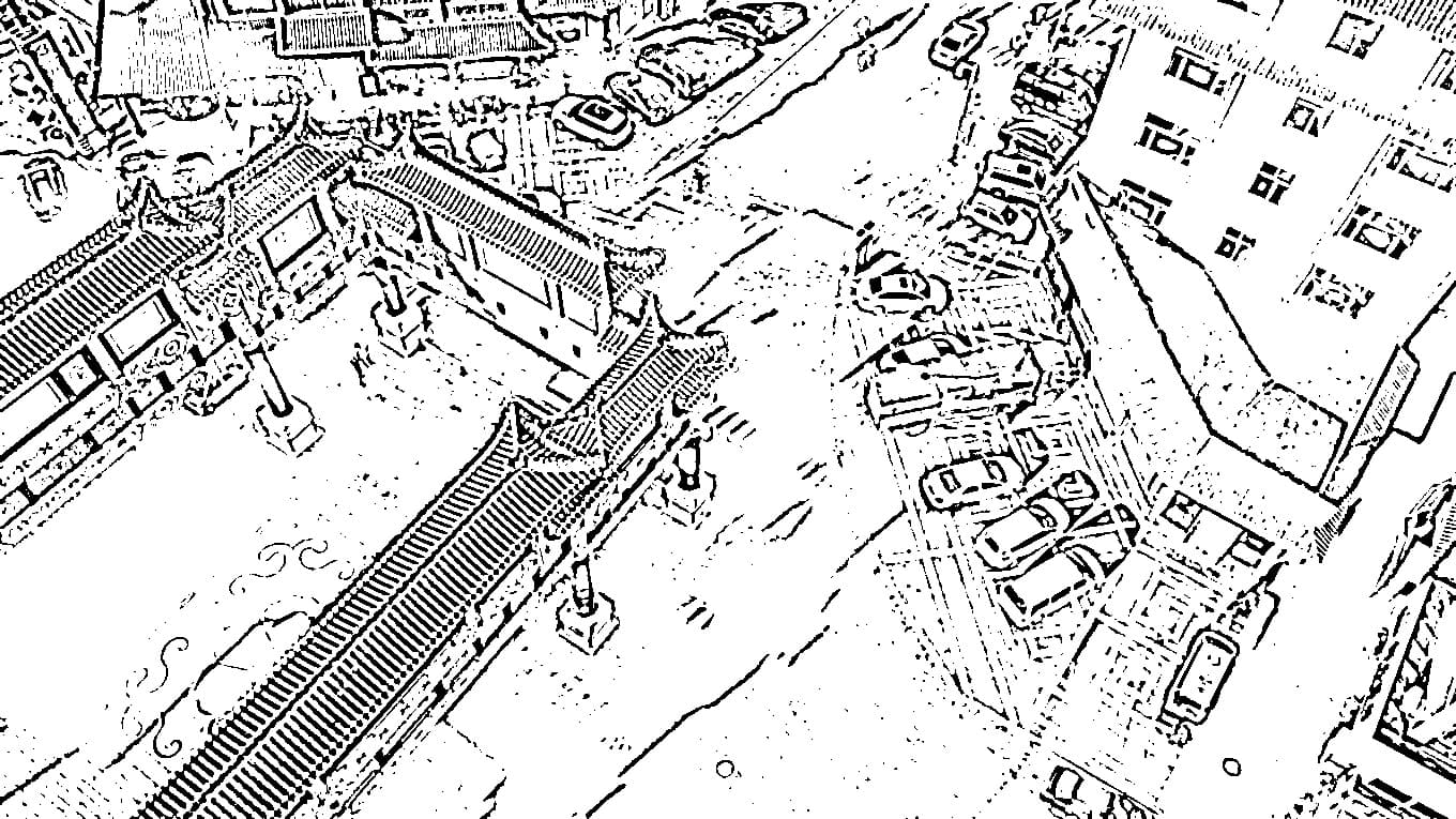 Traffic scene, pipeline sample
